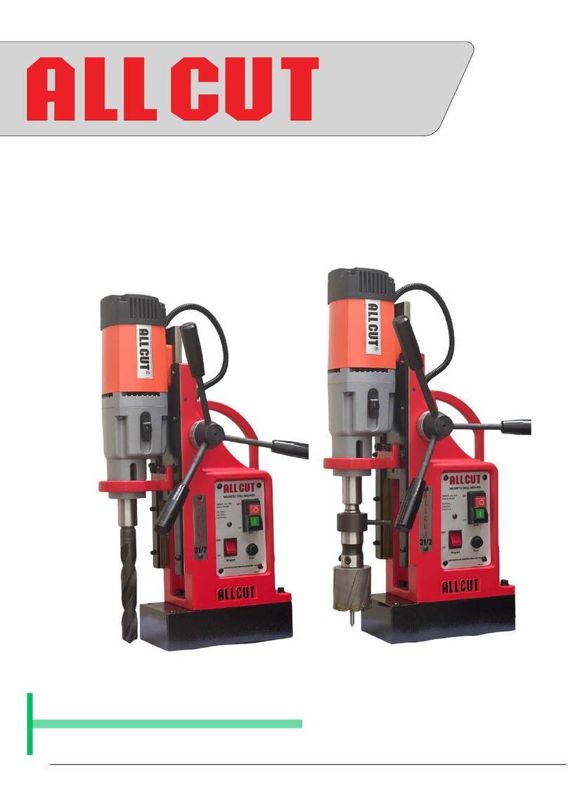 ALLCUT HOLE MATIC HoleMatic 31 operating instructions