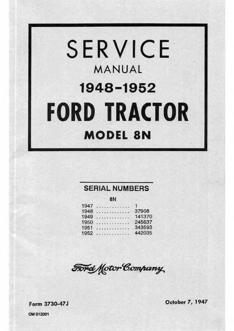 Ford Tractor 8N Service manual