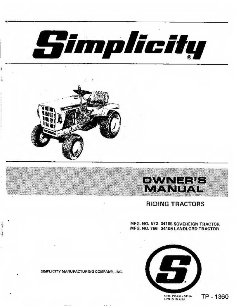 Simplicity SOVEREIGN 3416S User manual Simplicity SOVEREIGN 3416S User manual