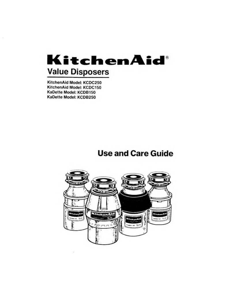 KitchenAid KCDC250 User manual