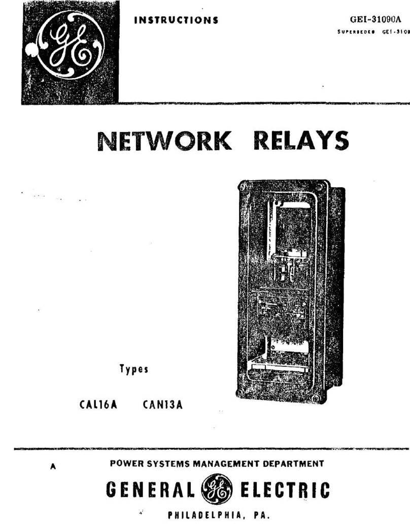 GE CAL16A User manual