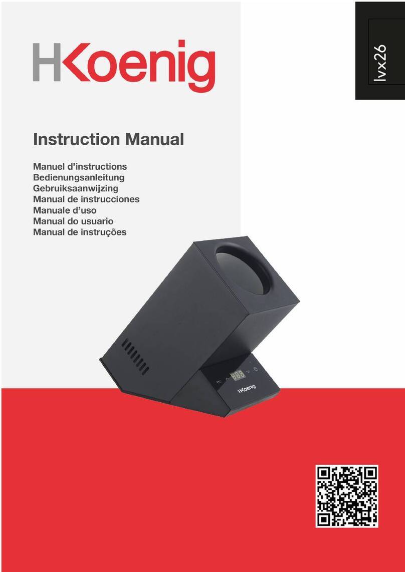 H.Koenig LVX26 instruction manual