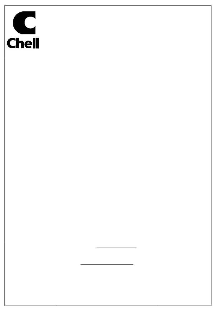 Chell TP9000CI Installation and operating manual