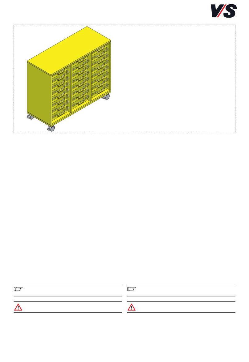 VS Vereinigte Spezialmöbelfabriken 800 Series User manual