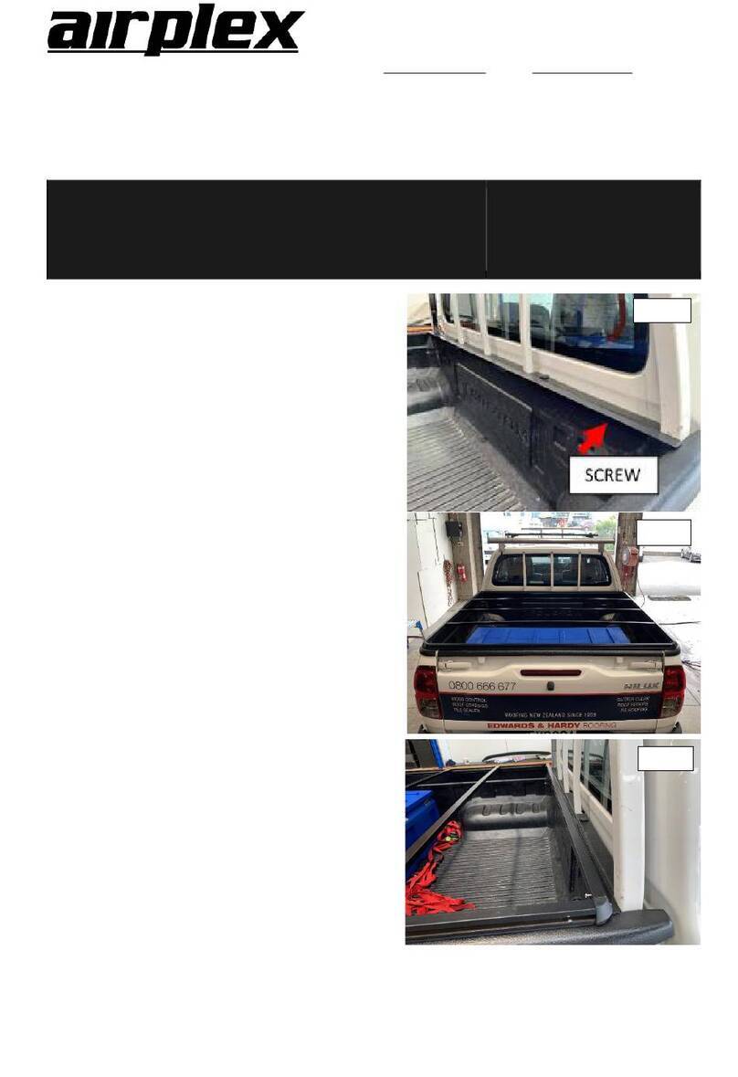 airplex TC125 Fitting instructions