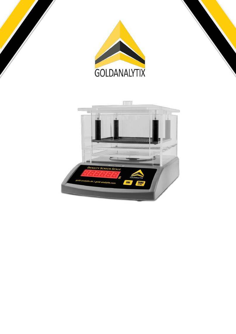 Goldanalytix DENSITYSCREENSCALE instruction manual