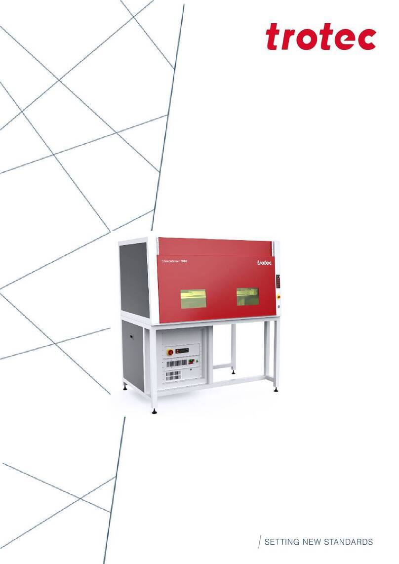 Trotec SpeedMarker 1600 User manual