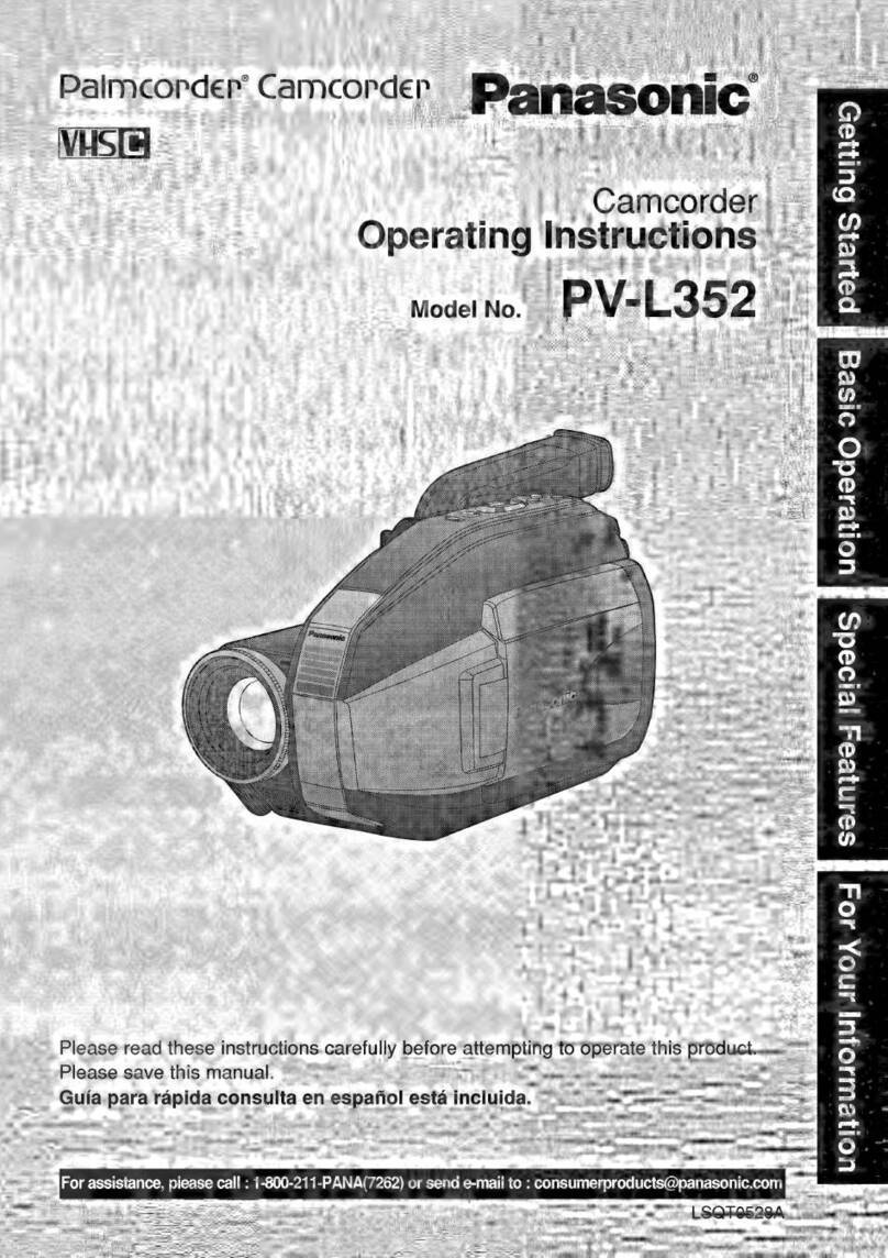 Panasonic PV-L352 User manual