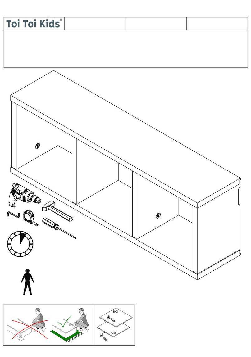 Toi Toi Kids 118 40 203 Assembly instructions