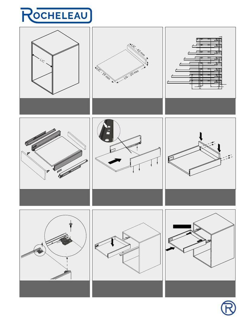 Rocheleau R13 EVO H90 Assembly instructions