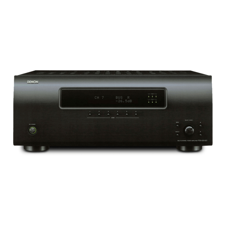 Denon POA-3012CI - Multi-Zone Audio Distribution Power... user manual