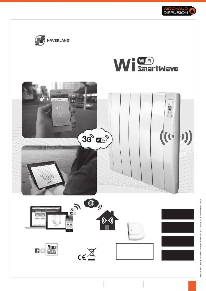 Airchaud Diffusion Haverland HL WI3S/C Instruction and installation manual