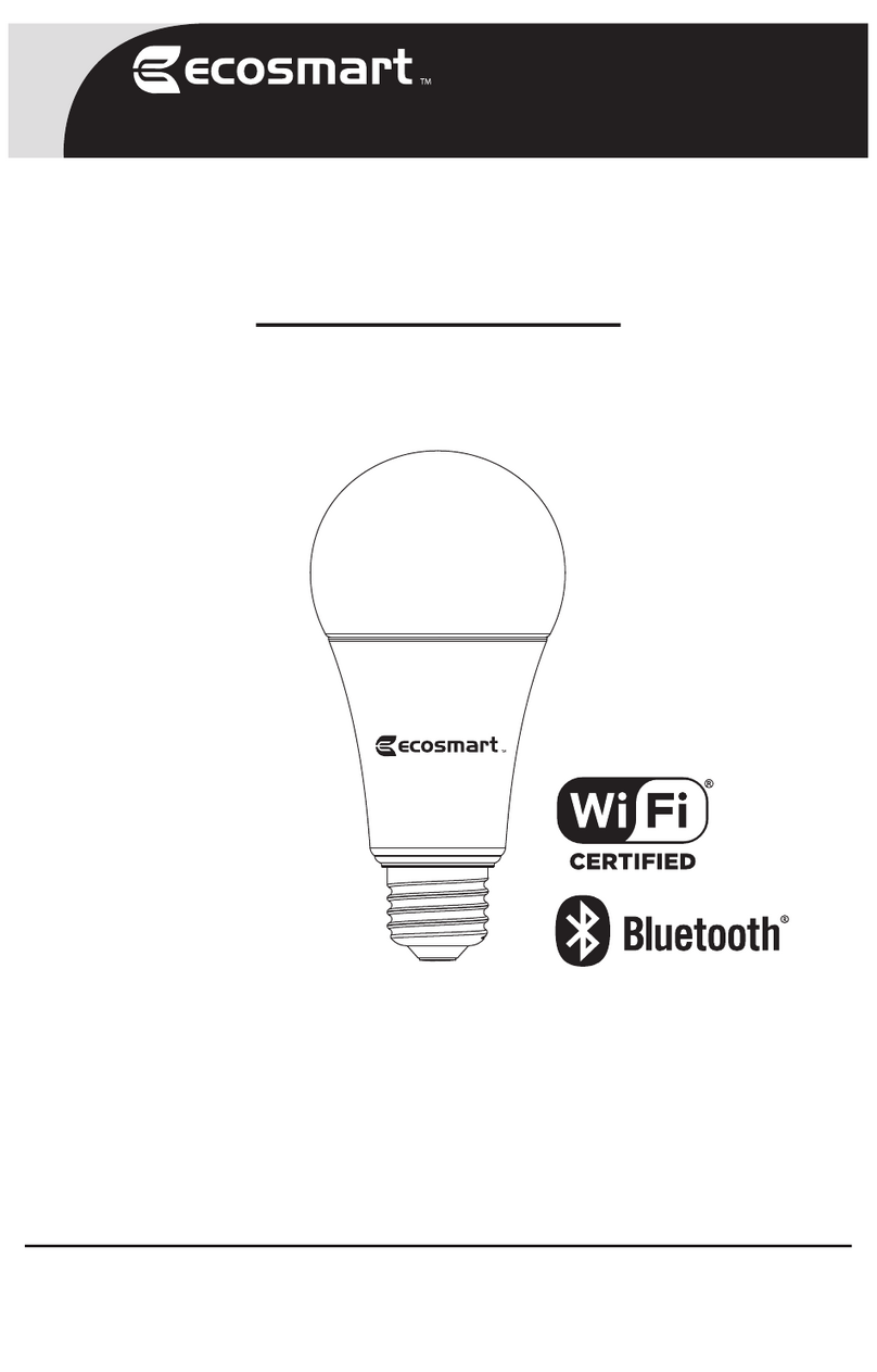Eco-Smart 12A21100WCCT001 Use and care guide Eco-Smart 12A21100WCCT001 Use and care guide