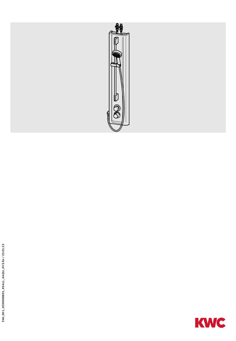 KWC MIRANIT F5ST2028 Installation and operating instructions