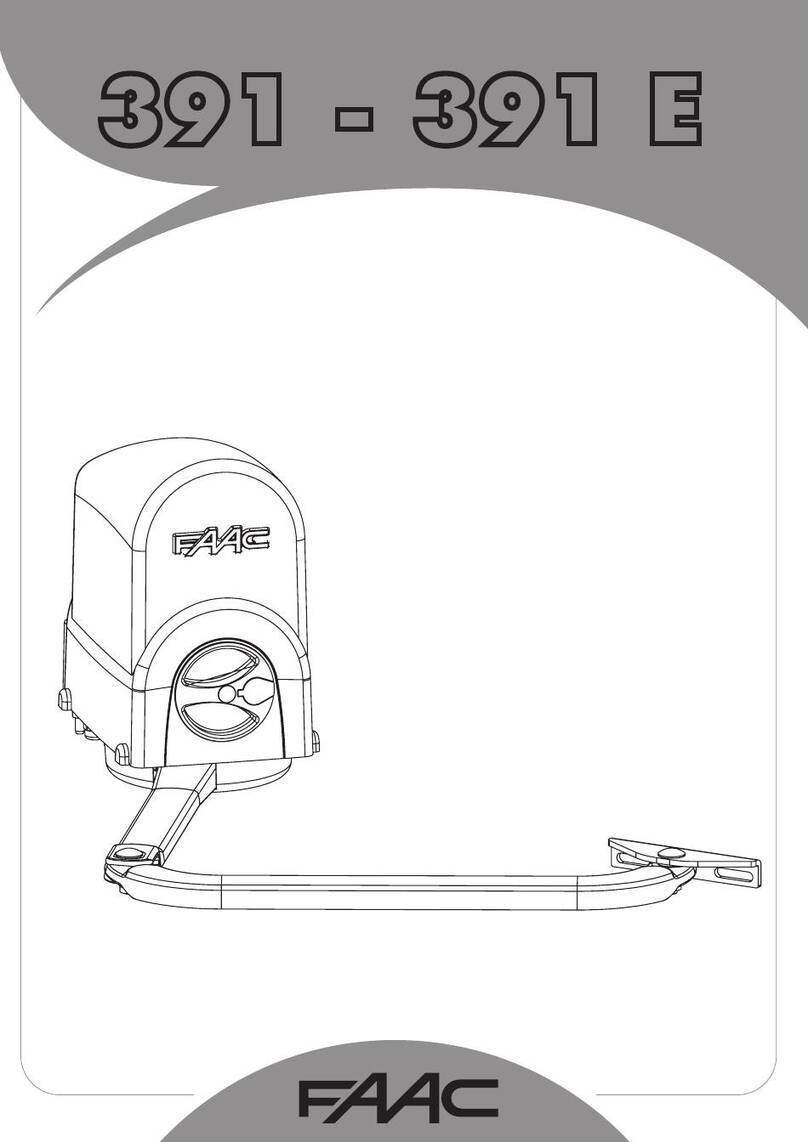 FAAC 391 E manual