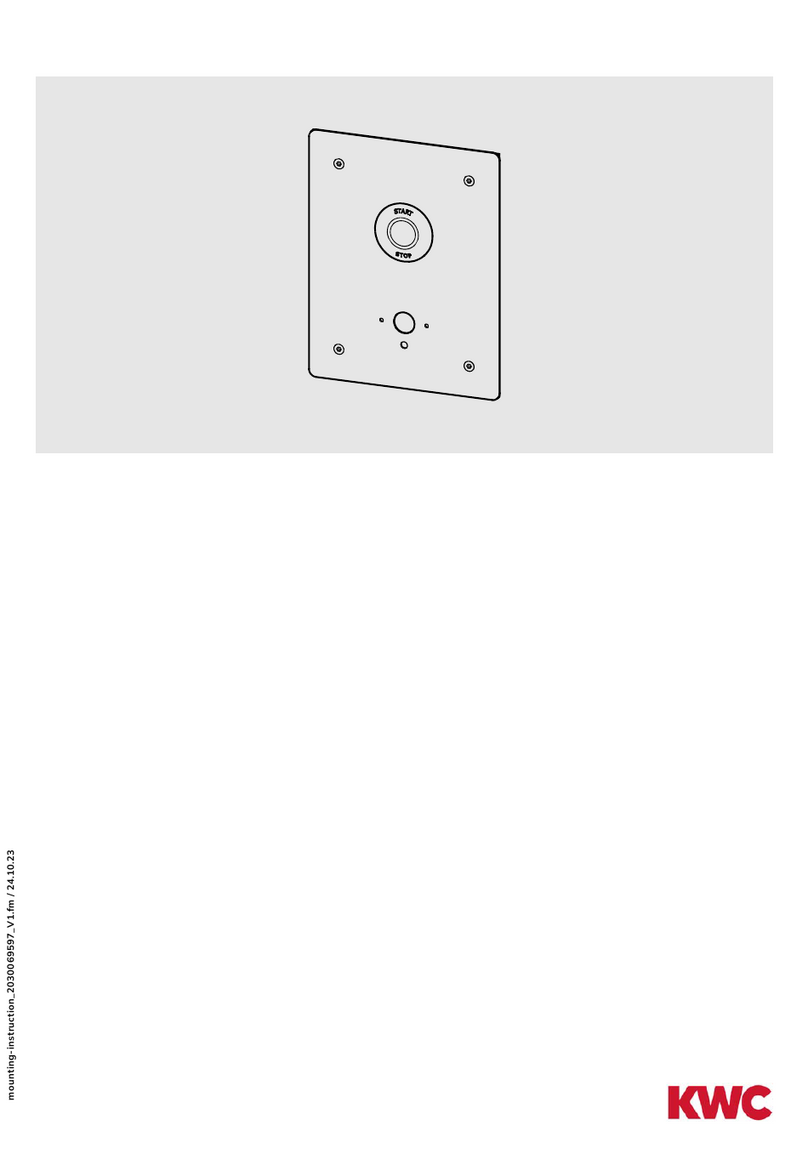 KWC F5EV1017 Installation and operating instructions