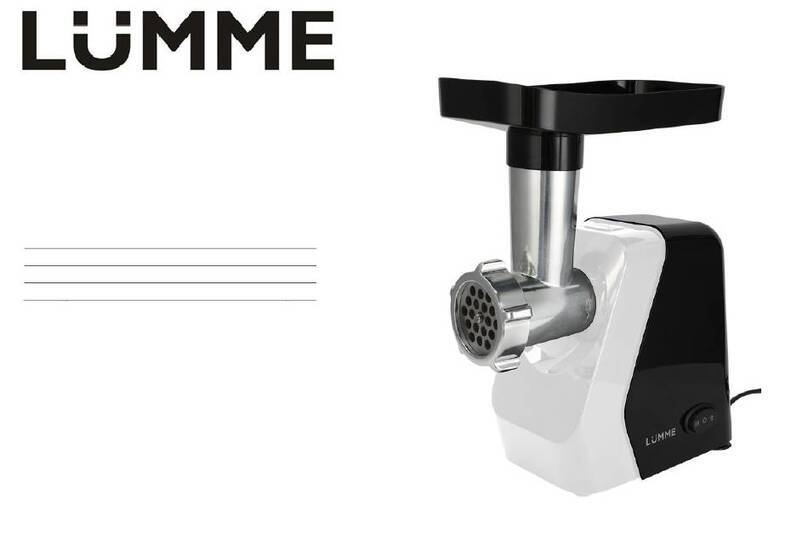 Lumme LU-MG2114A User manual Lumme LU-MG2114A User manual