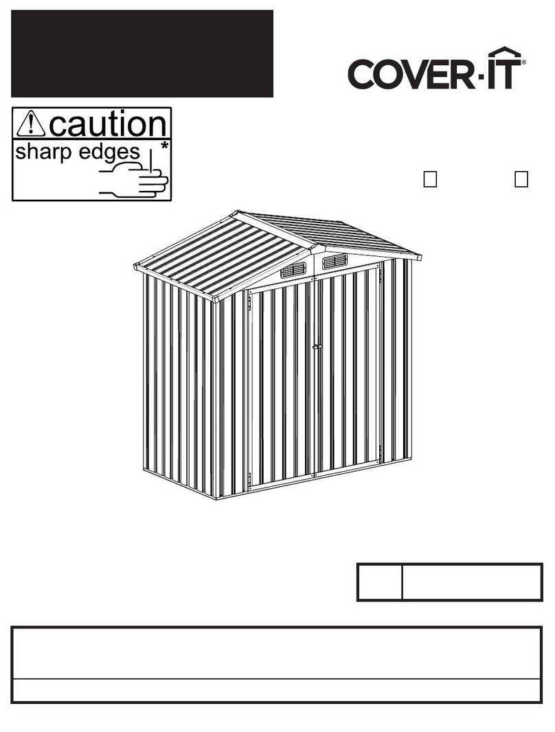 ShelterLogic Cover-It CRTG64EU Series Instructions for use