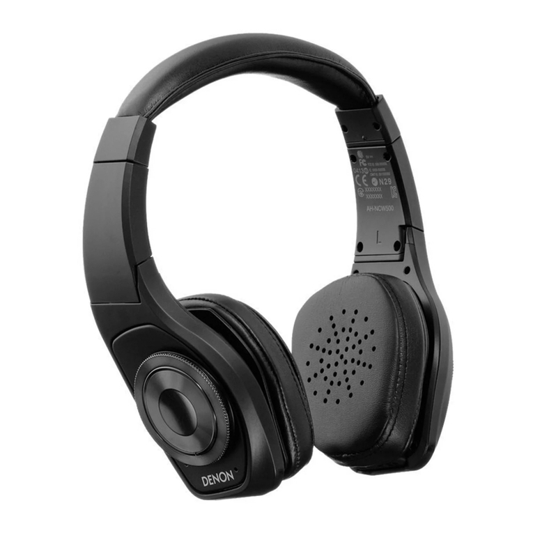 Denon GLOBE CRUISER AH-NCW500 User manual
