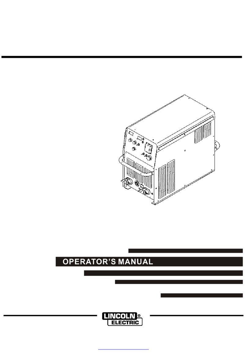 Lincoln Electric OPTIMARC CV505P Operator's manual