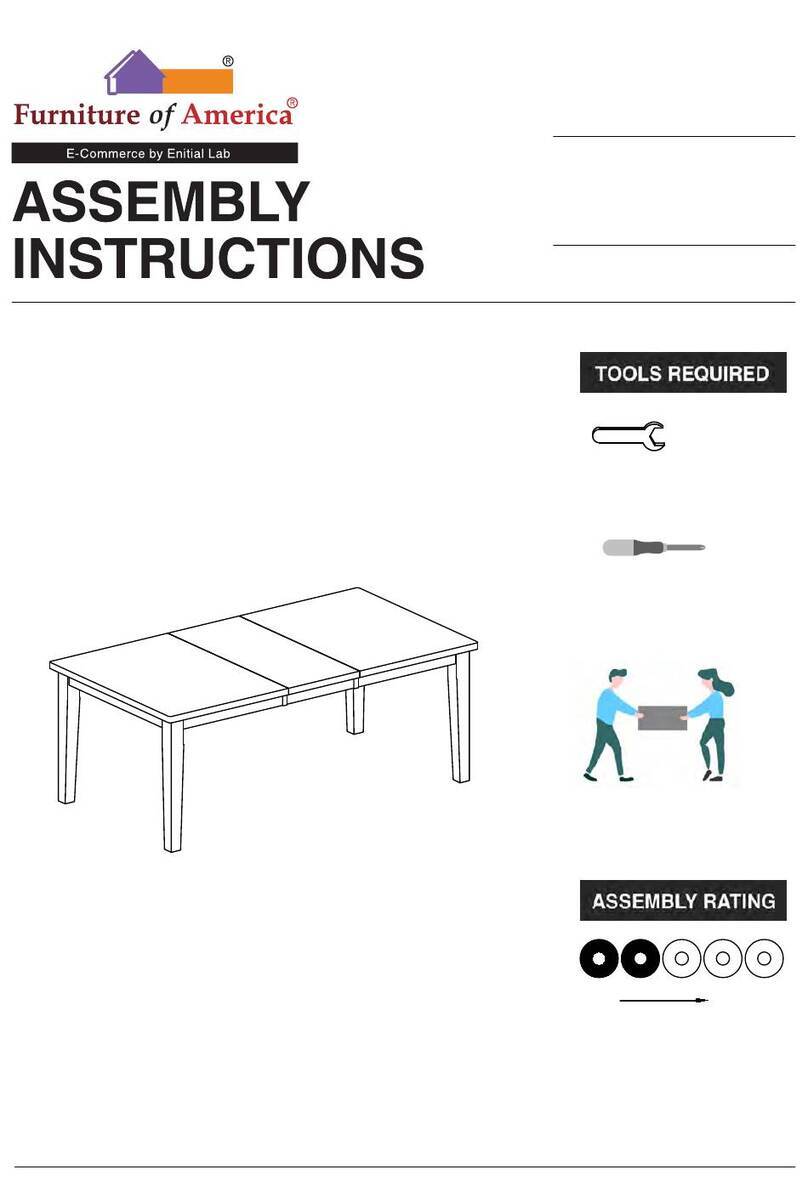 Furniture of America CM3914T Assembly instructions Furniture of America CM3914T Assembly instructions