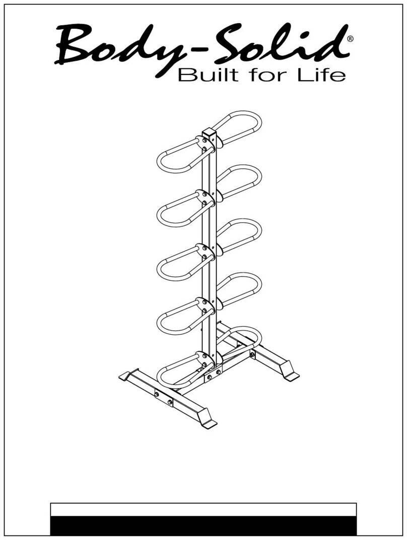 Body Solid GMR20 Quick start guide