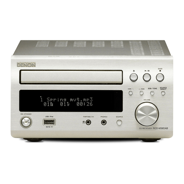 Denon RCD-M38 user manual