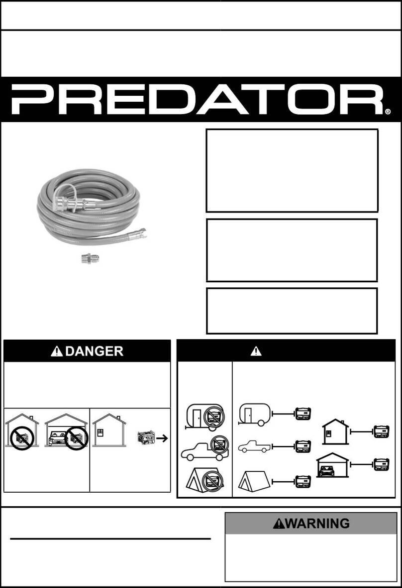 Predator 70491 Owner's manual & safety instructions