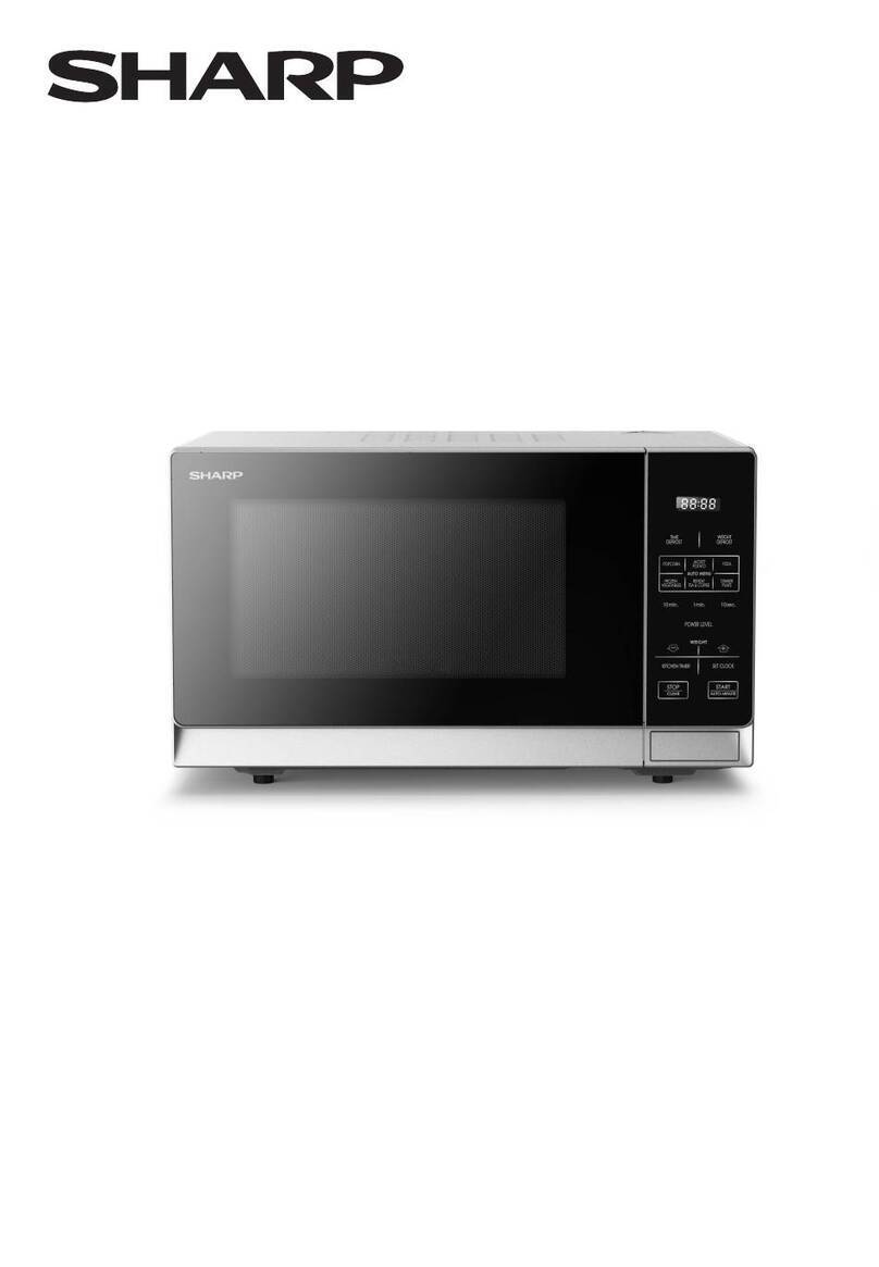 Sharp R-25A0(W) User manual