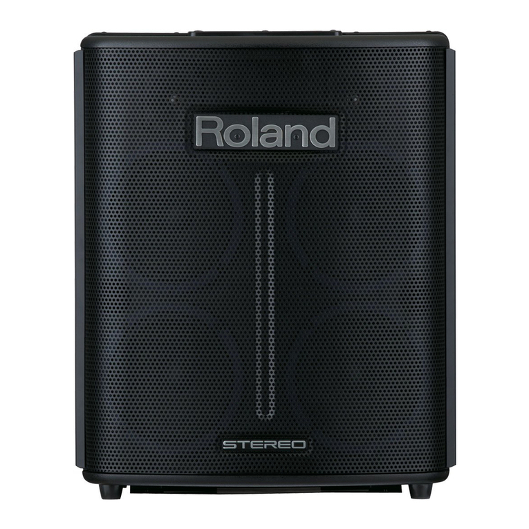 Roland BA-330 User manual