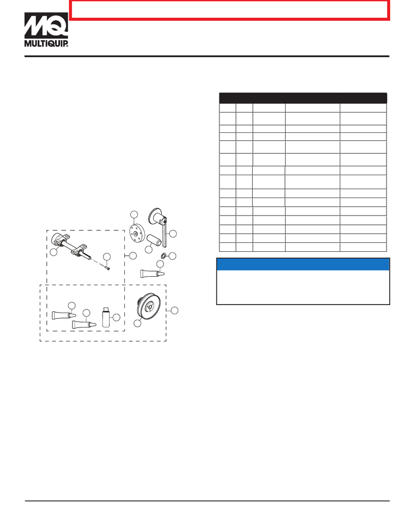 MULTIQUIP HHX installation instructions