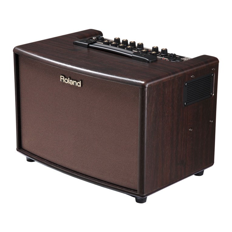 Roland Acoustic Chorus AC-60 User manual