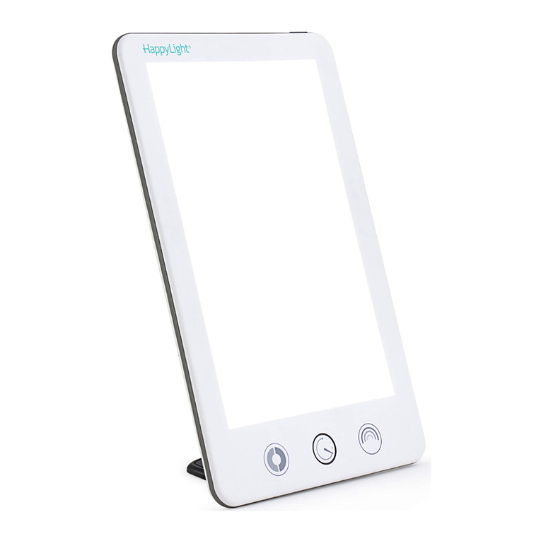 Verilux HappyLight Touch Plus VT42 User manual
