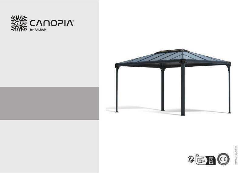 Palram CANOPIA MARTINIQUE 10x14/3x4.3 How to assemble