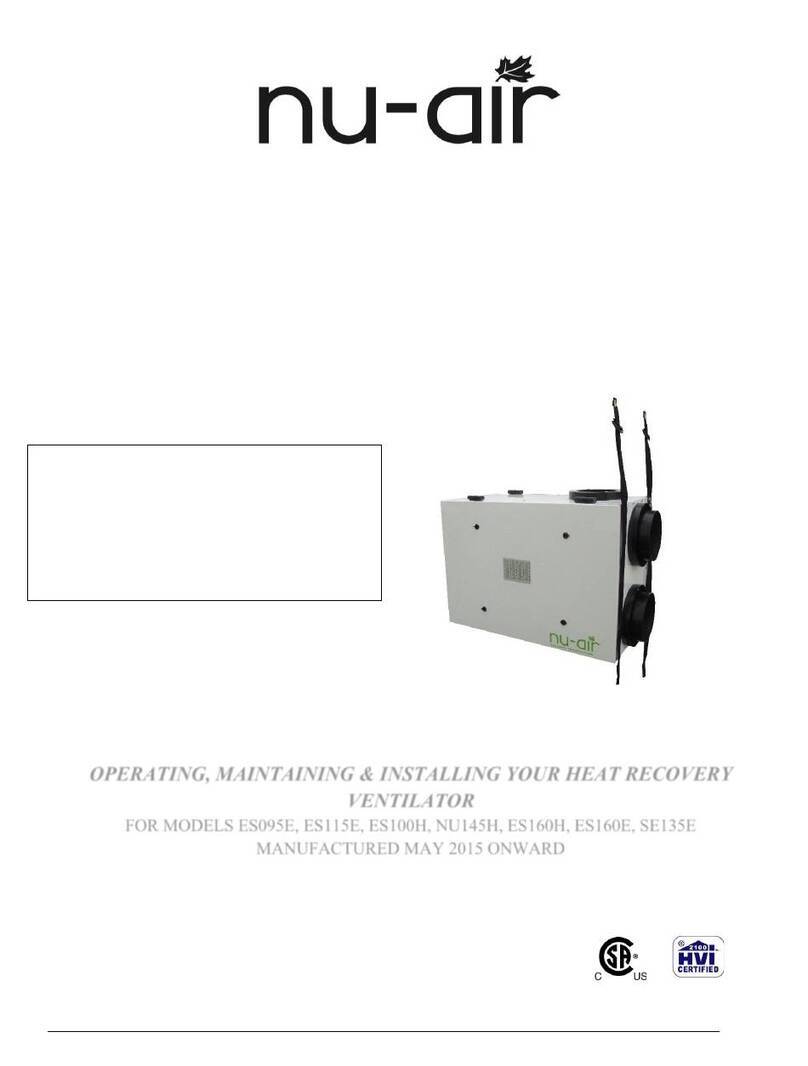 nuair ES Sries OPERATING, MAINTAINING & INSTALLING nuair ES Sries OPERATING, MAINTAINING & INSTALLING