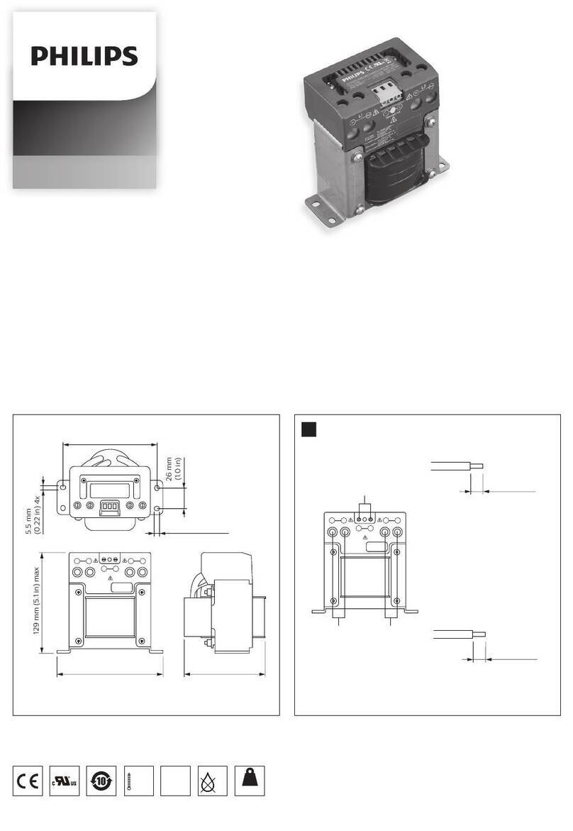 Philips LCU7720/00 installation instructions