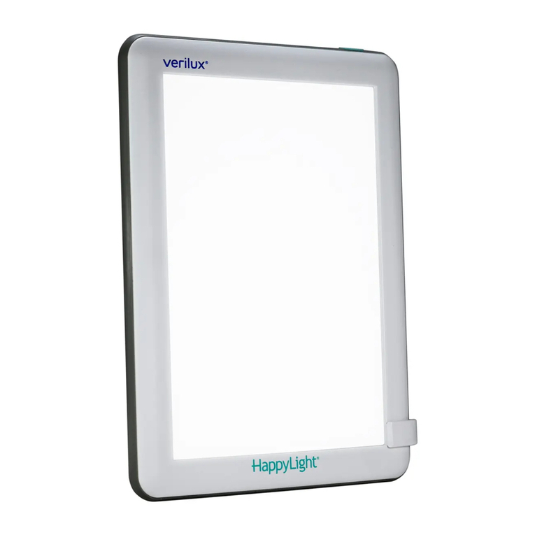 Verilux HappyLight Lucent User manual