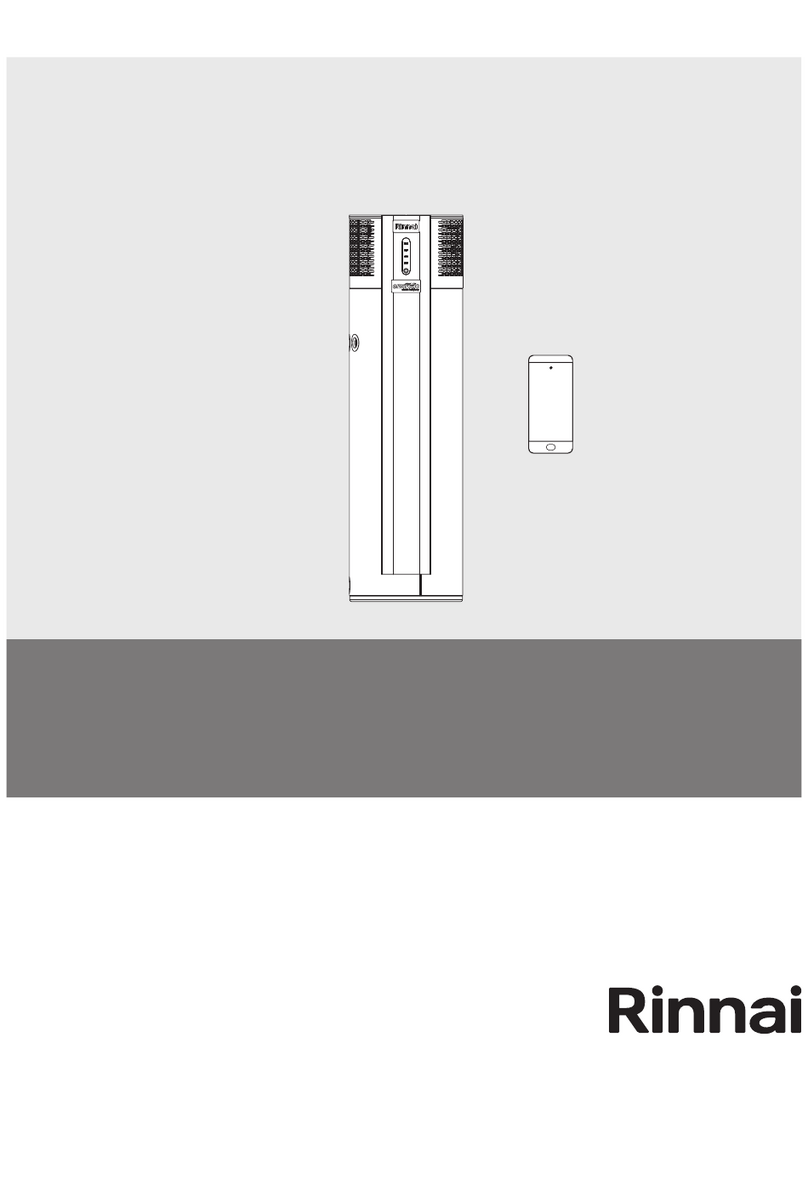 Rinnai EHPA250VMAH Operation manual