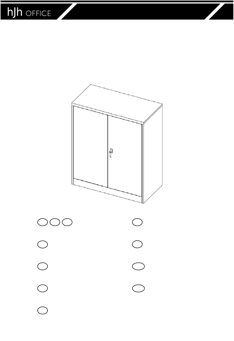 HJH office COLOR AS 743034 Assembly instructions