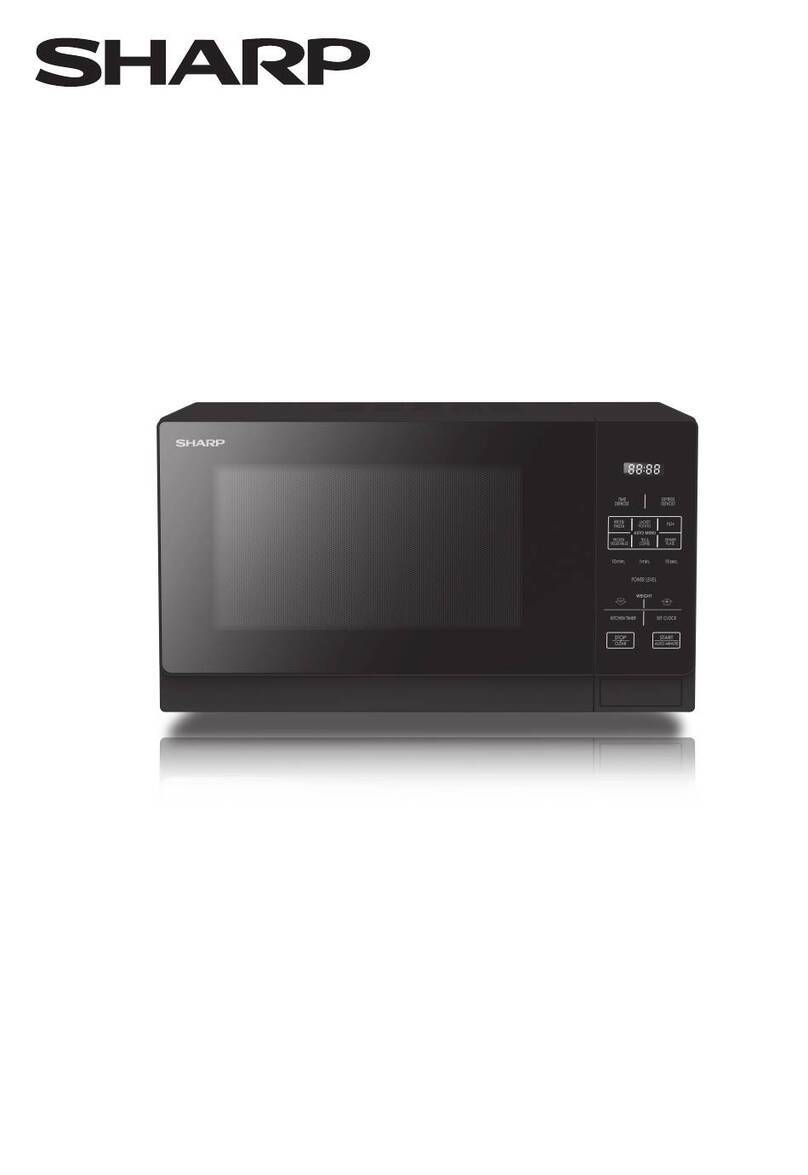 Sharp R-25A0(B) User manual