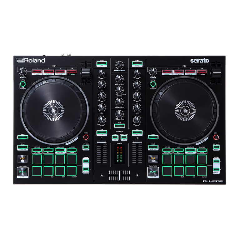 Roland DJ-202 User manual