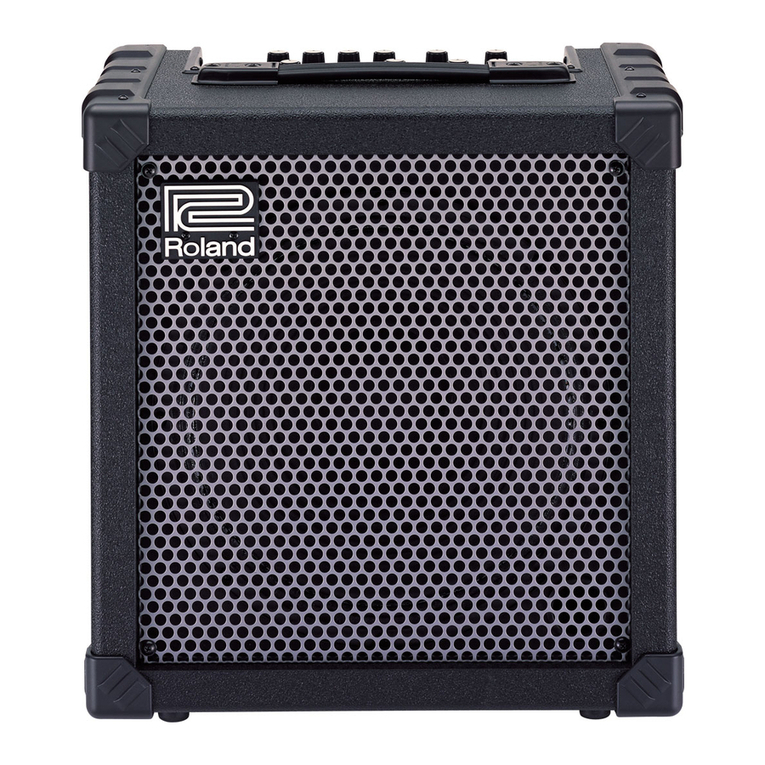 Roland Cube-60 Bass User manual
