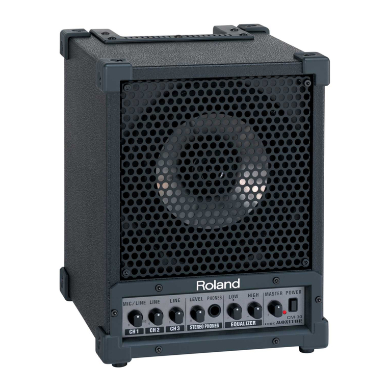 Roland CM-30 User manual
