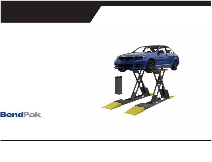 Bend-Pak SP-7XL User manual