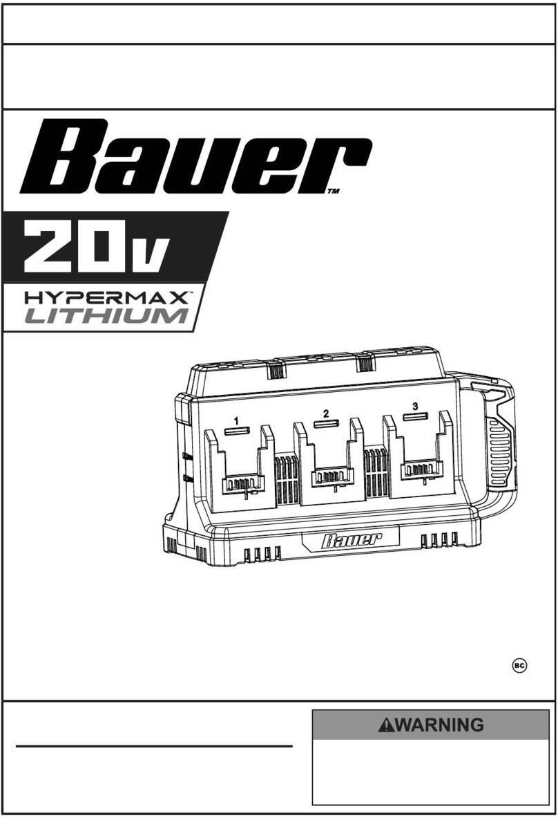 Bauer 2105C-B Owner's manual & safety instructions
