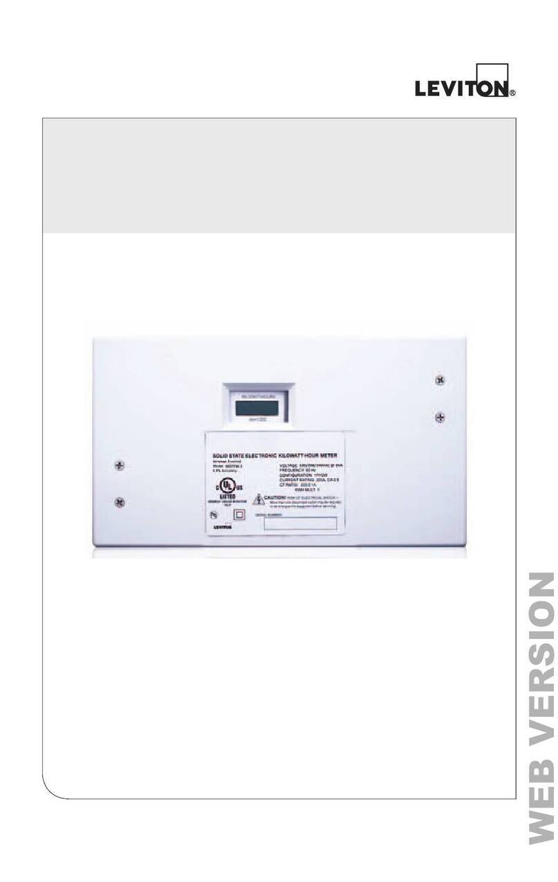 Leviton VerifEye MDTFW installation manual