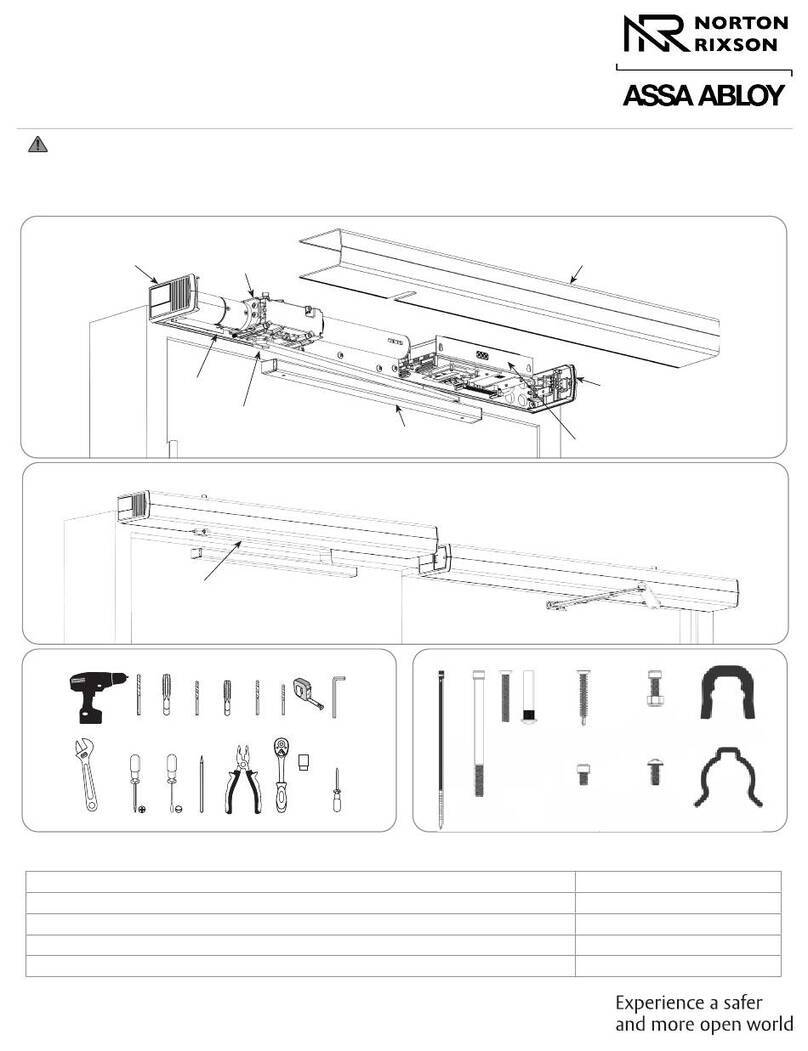 Assa Abloy NORTON RIXSON 6300 Series User manual