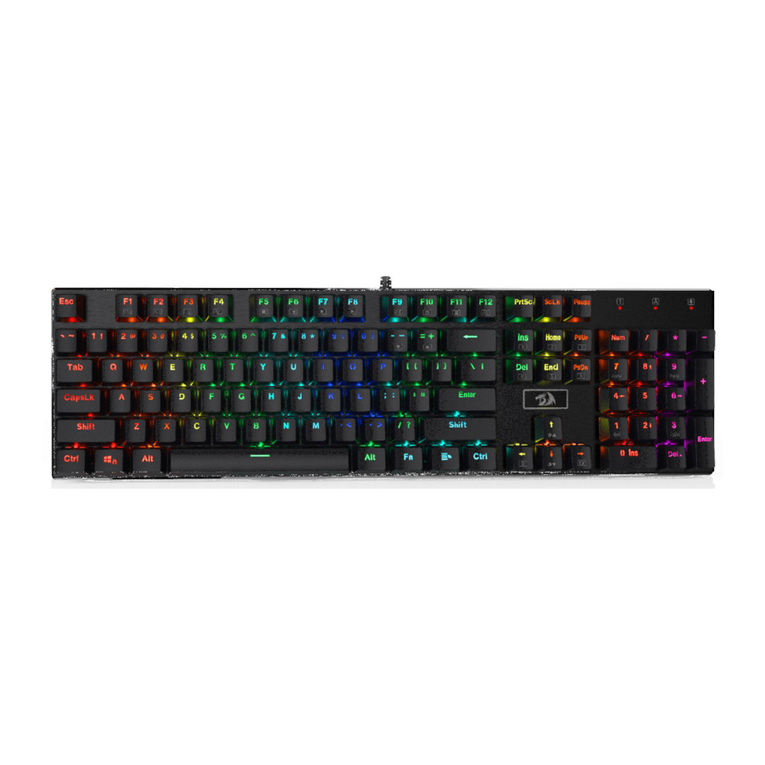 REDRAGON DEVARAJAS K556 RGB user manual
