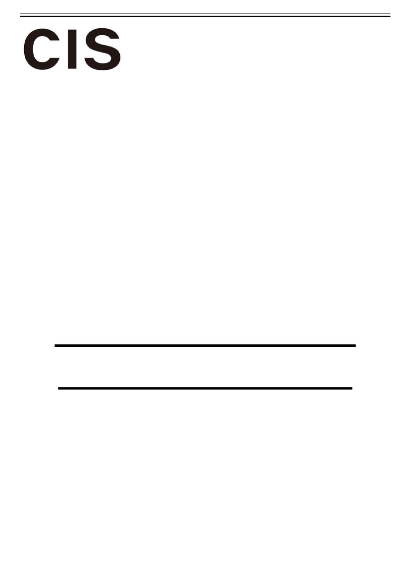CIS VCC-12CL4M Product specification & operational manual