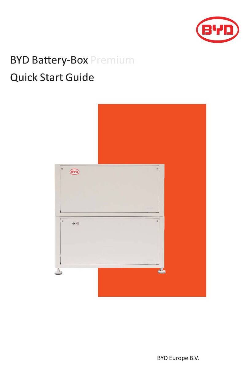 BYD Battery-Box Premium LVL 15.4 quick start guide